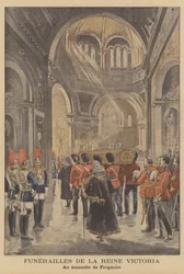 The funeral of Queen Victoria
